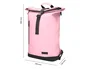 Antartik Mochila Antartik Roll Pack Waterproof Enrollable Rosa