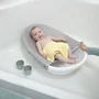 Ingenuity Bañera Convertible para Bebé Extragrande con Hamaca de Tela Suave y Soporte para Bebé Sentado, Apta 0 a 24 Meses, ING19924000