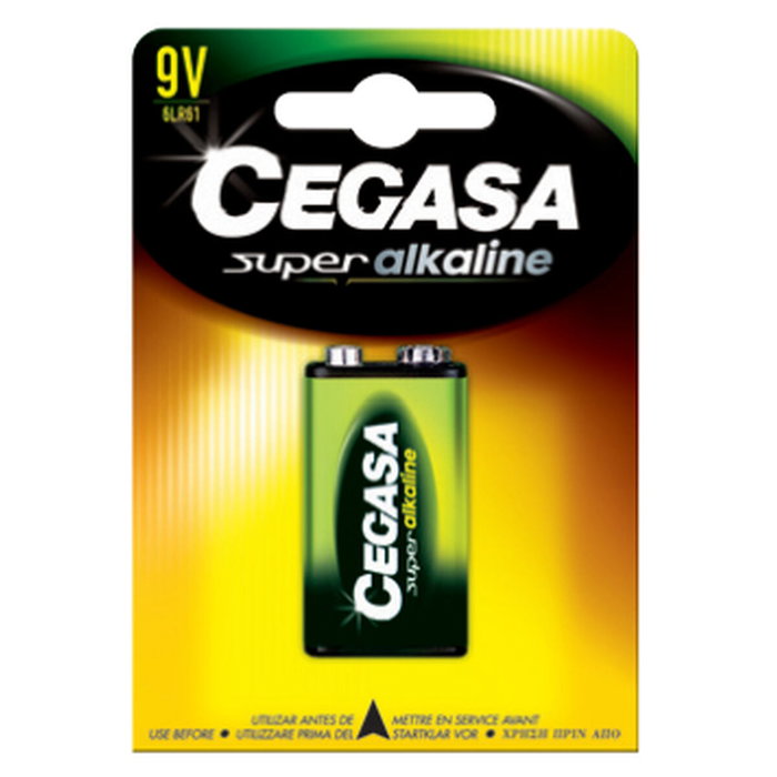 Cegasa Pila Super Alkaline 6LR61 9V