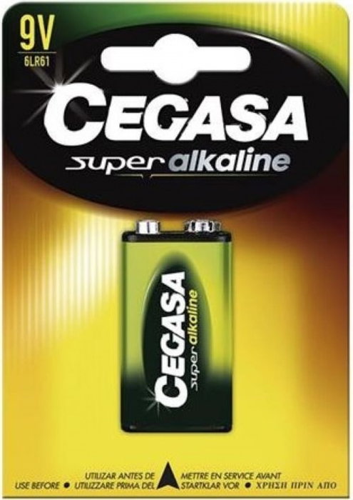 Cegasa Pila Super Alcalina 6LR61 9V
