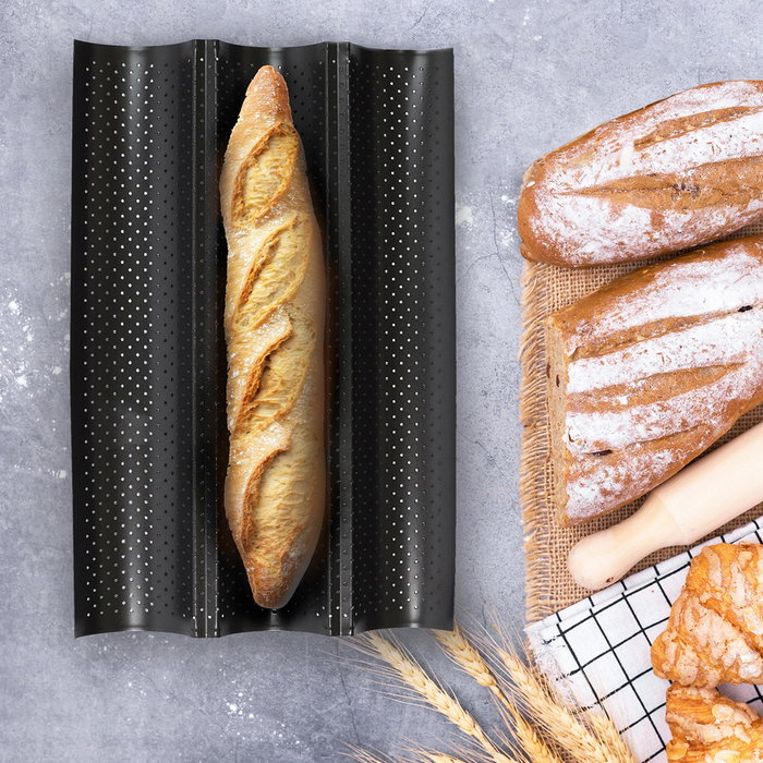 Lily Cook Plancha Hornear 3 Panes Antiadherente