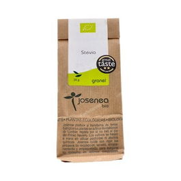 JOSENEA Stevia Hoja Molida Bio Bolsa 25Gr. Sustituto Natural del Azúcar