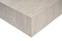 Hanah Home Mesa de Café de Travertino, Modelo Prizma, de MDF, 90x90x35 cm