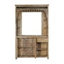 DKD Home Decor Mueble Bar de Teca en Pieza Única Natural