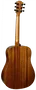LAG Guitarra Acústica Dreadnought Tramontane 98 - Tapa Maciza de Caoba, Fondo y Laterales de Caoba