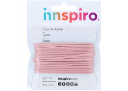 Innspiro Cordón cola de ratón rosa 2mm 5m