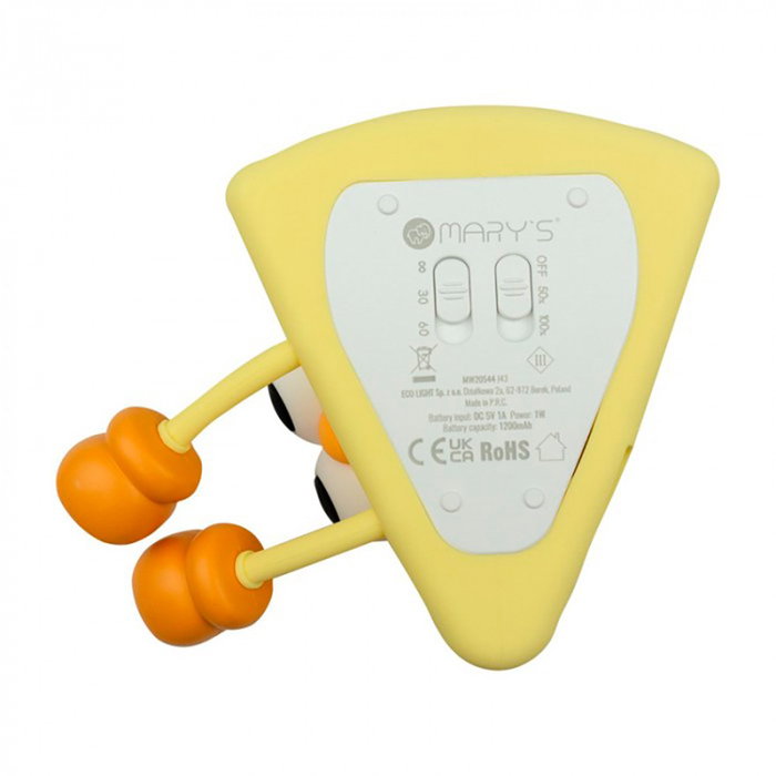 Mary´S Lámpara nocturna LED recargable modelo Quesito