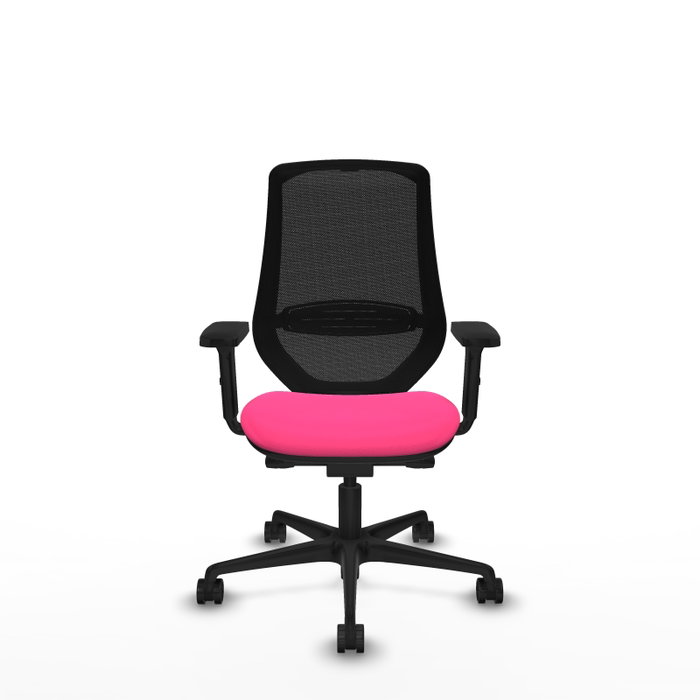 PIQUERAS Y CRESPO Silla de oficina Mardos Rosa y Negro PIQUERAS Y CRESPO Silla de oficina Mardos Rosa y Negro