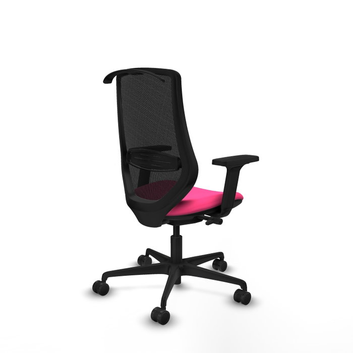 PIQUERAS Y CRESPO Silla de oficina Mardos Rosa y Negro PIQUERAS Y CRESPO Silla de oficina Mardos Rosa y Negro