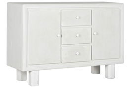 DKD Home Decor Buffet Moderno Blanco 80 x 38 x 120 cm