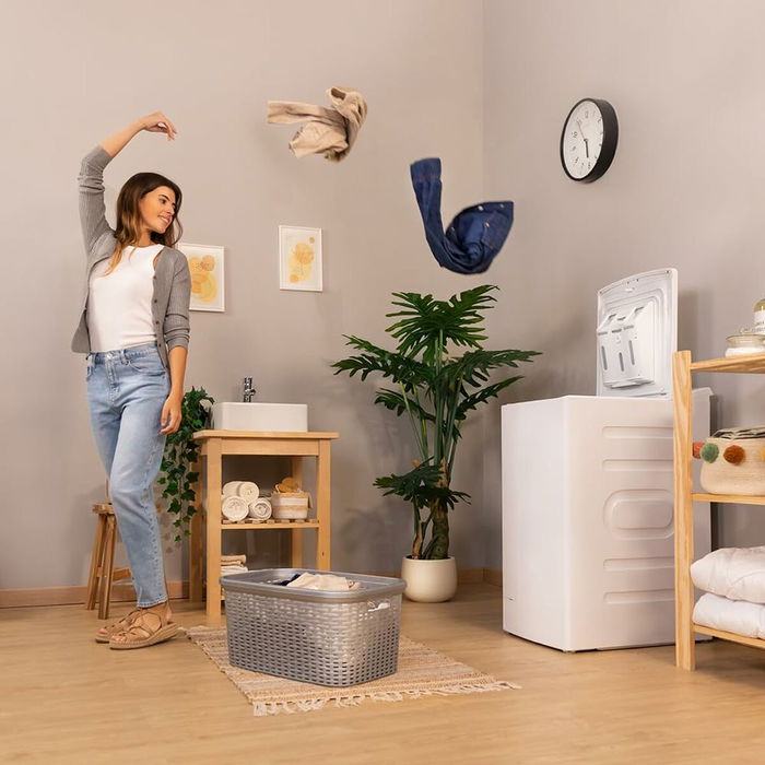 Lavadora Cecotec Bolero DressCode Top Max 80 Inverter A 1300 rpm 8 kg