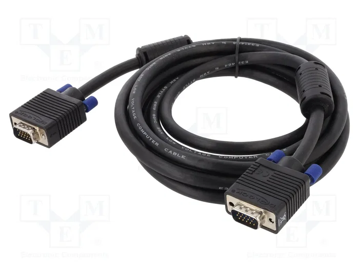 DeLOCK Cable VGA de 3m, Negro (Macho/Macho) de 3m DeLOCK Cable VGA de 3m, Negro (Macho/Macho) de 3m