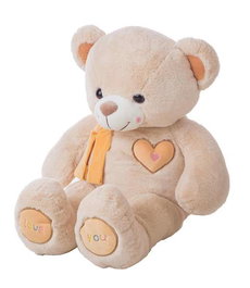 Creaciones Llopis Oso Valentin Peluche Beig 100 cm