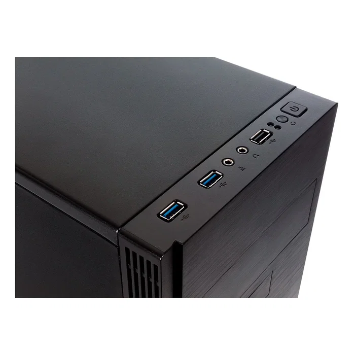 UNYKAch Grey Rain Evo Torre PC Caja Micro ATX Negra con Fuente de Alimentación 500W - 52088