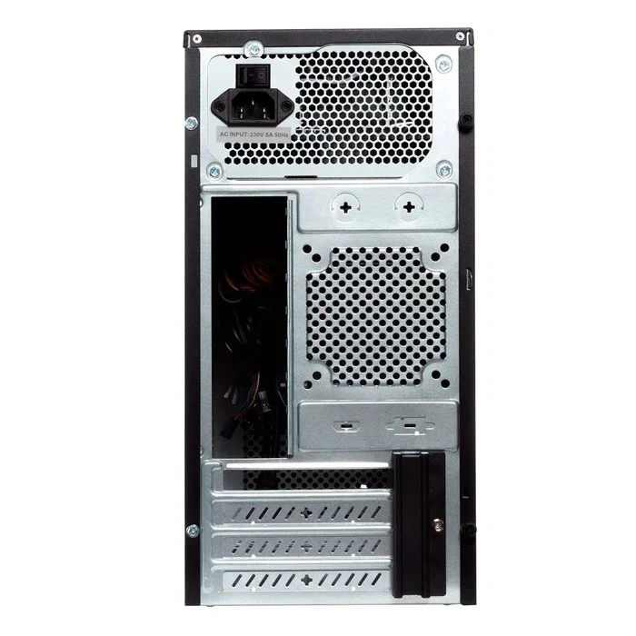 UNYKAch Grey Rain Evo Torre PC Caja Micro ATX Negra con Fuente de Alimentación 500W - 52088