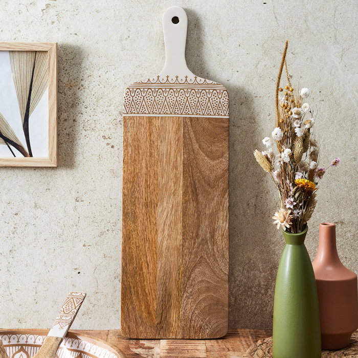 Home Deco Factory Tabla Servir Dune Mirage 58x19 cm Madera Mango Home Deco Factory Tabla Servir Dune Mirage 58x19 cm Madera Mango