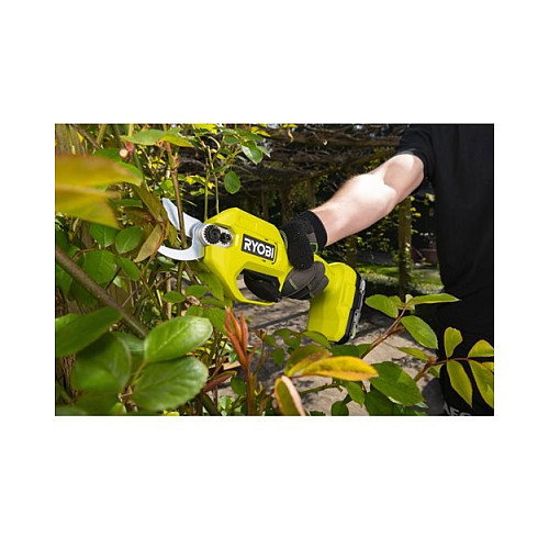 Ryobi RY18SCA-0 Tijera de podar inalámbrica, 2,5 cm, acero al carbono, verde