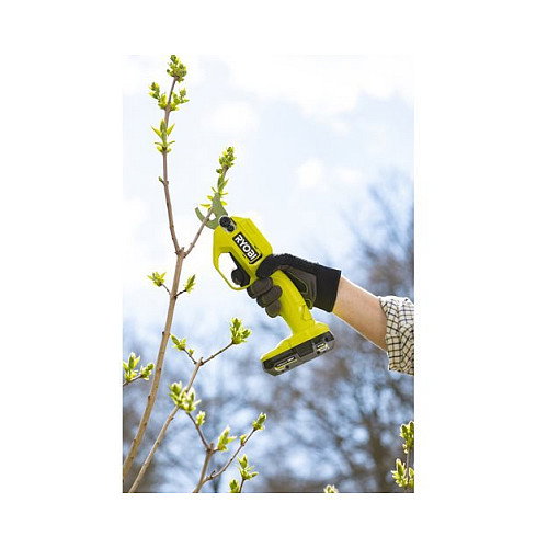 Ryobi RY18SCA-0 Tijera de podar inalámbrica, 2,5 cm, acero al carbono, verde