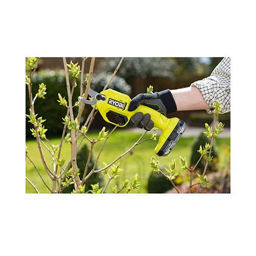 Ryobi RY18SCA-0 Tijera de podar inalámbrica, 2,5 cm, acero al carbono, verde
