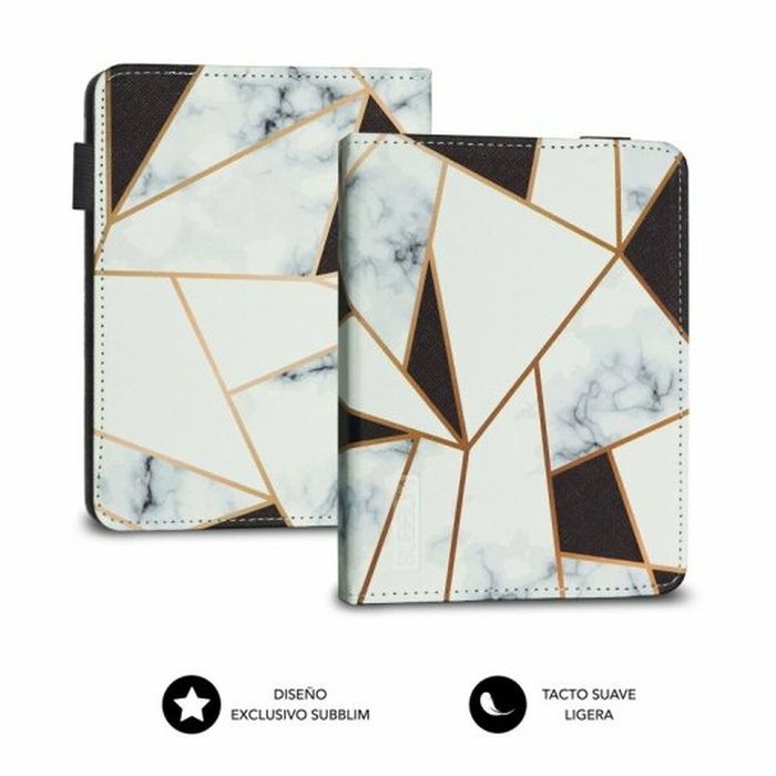 Subblim Clever Ebook Case 6 pulgadas Mármol Negro