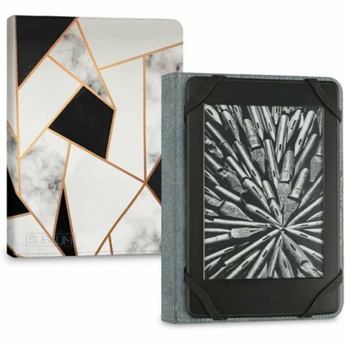 Subblim Clever Ebook Case 6 pulgadas Mármol Negro