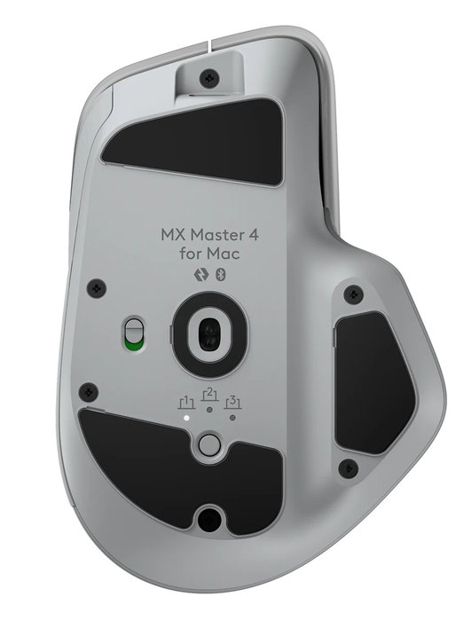 Logitech MX Master 4 for Mac - Plateado Blanco