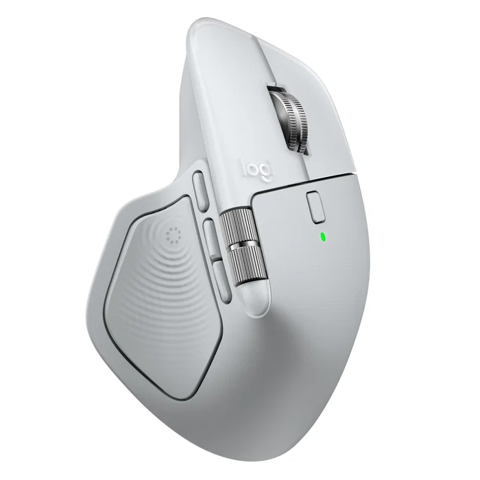 Logitech MX Master 4 for Mac Ratón Bluetooth Ergonómico Respuesta Háptica Avanzada Desplazamiento Ultrarrápido Carga USB-C 8000 DPI Plata Blanco Logitech MX Master 4 for Mac Ratón Bluetooth Ergonómico Respuesta Háptica Avanzada Desplazamiento Ultrarrápido Carga USB-C 8000 DPI Plata Blanco