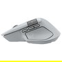 Logitech MX Master 4 para Mac Ratón Ergonómico Inalámbrico Bluetooth 8000 DPI Carga USB-C Blanco Plata para MacOS iPadOS Windows