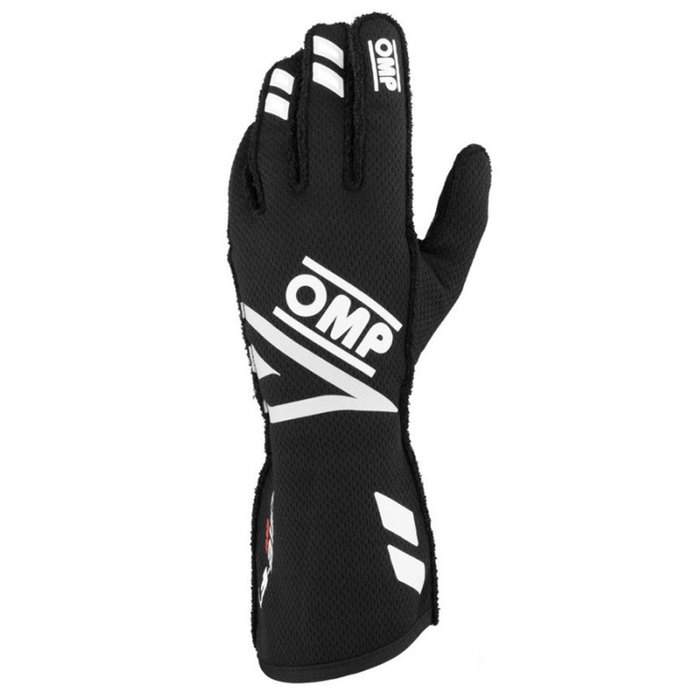 OMP One Evo FX Guantes de Rally FIA 8856-2018 Negro XS