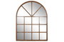 DKD Home Decor Espejo Neoclásico de Abeto y Cristal Natural con Marco Efecto Ventana 186x150x3.5 cm