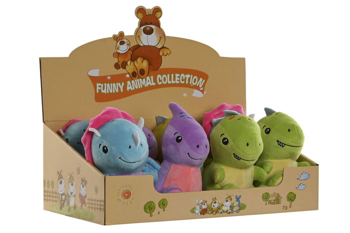 DKD Home Decor Peluche Multicolor 10 x 10 x 14 cm (8 Unidades)