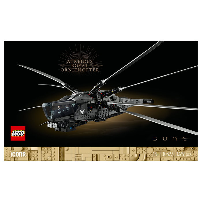 Lego Dune Atreides Royal Ornithopter 10327 Set Coleccionable para Adultos, Idea de Regalo para Mujeres, Hombres y Amantes del Cine