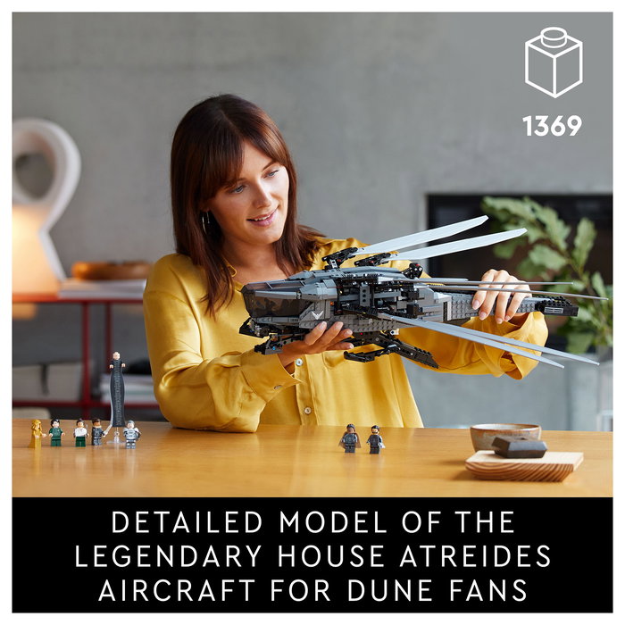 Lego Dune Atreides Royal Ornithopter 10327 Set Coleccionable para Adultos, Idea de Regalo para Mujeres, Hombres y Amantes del Cine