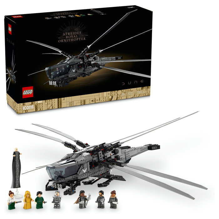 Lego Dune Atreides Royal Ornithopter 10327 Set Coleccionable para Adultos, Idea de Regalo para Mujeres, Hombres y Amantes del Cine