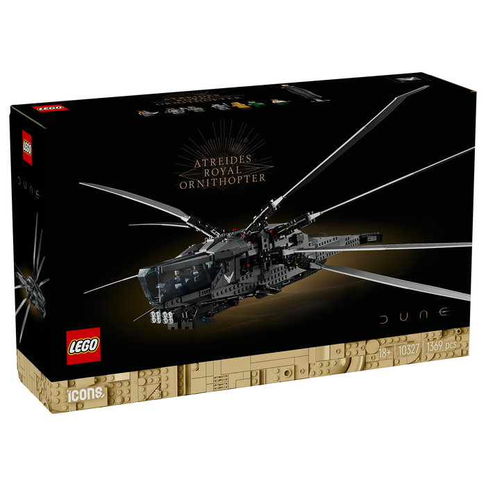 Lego Dune Atreides Royal Ornithopter 10327 Set Coleccionable para Adultos, Idea de Regalo para Mujeres, Hombres y Amantes del Cine