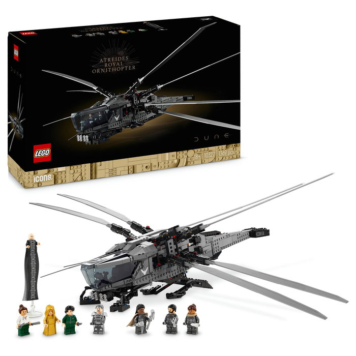 Lego Dune Atreides Royal Ornithopter 10327 Set Coleccionable para Adultos, Idea de Regalo para Mujeres, Hombres y Amantes del Cine