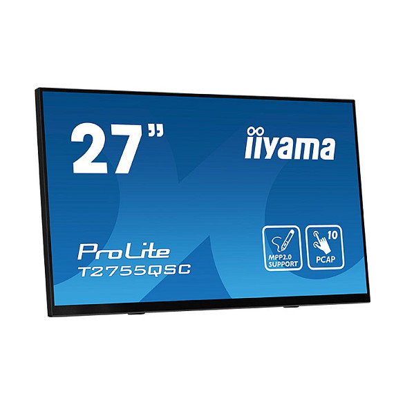 iiyama ProLite T2755QSC-B1 27 Pulgadas Monitor Táctil Quad HD IPS 2560x1440 75Hz HDMI DP Negro