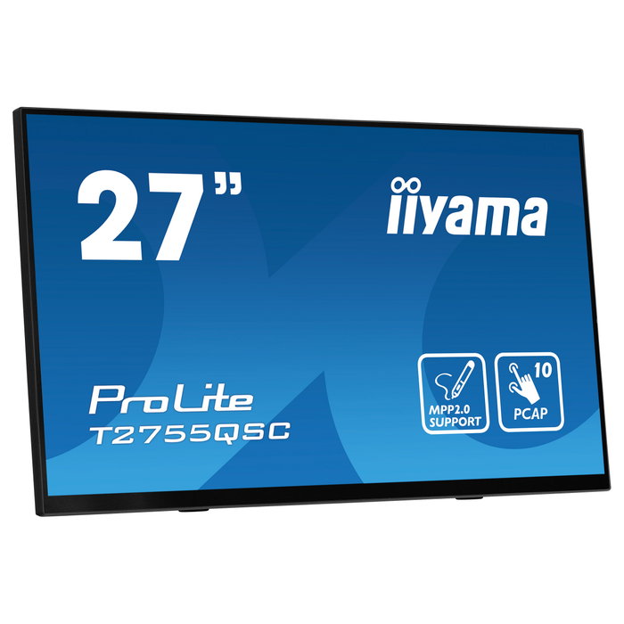 iiyama ProLite T2755QSC-B1 27 Pulgadas Monitor Táctil Quad HD IPS 2560x1440 75Hz HDMI DP Negro