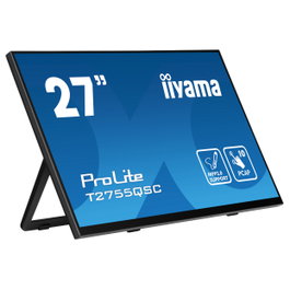 iiyama ProLite T2755QSC-B1 27 Pulgadas Monitor Táctil Quad HD IPS 2560x1440 75Hz HDMI DP Negro