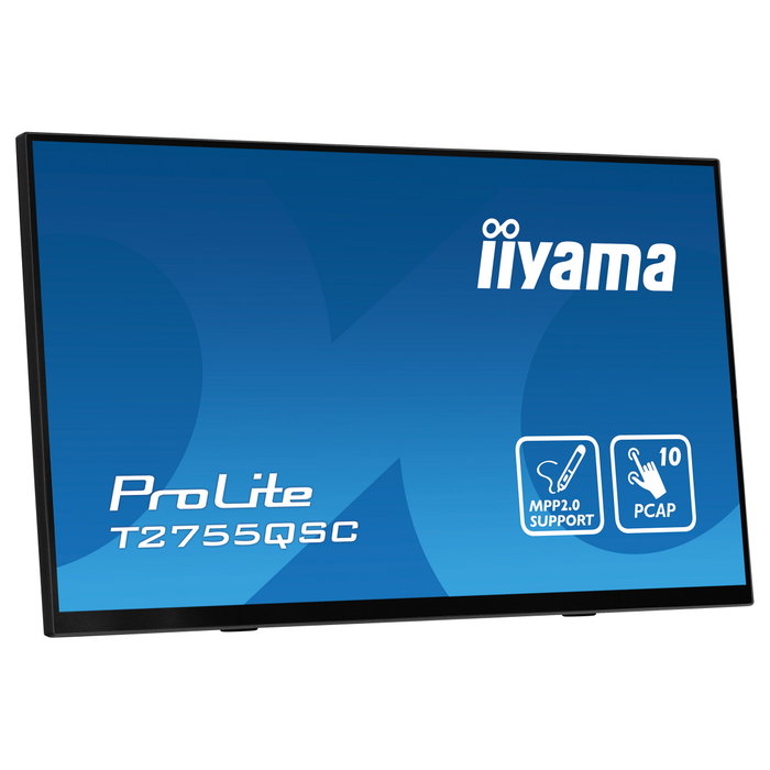 iiyama ProLite T2755QSC-B1 27 Pulgadas Monitor Táctil Quad HD IPS 2560x1440 75Hz HDMI DP Negro