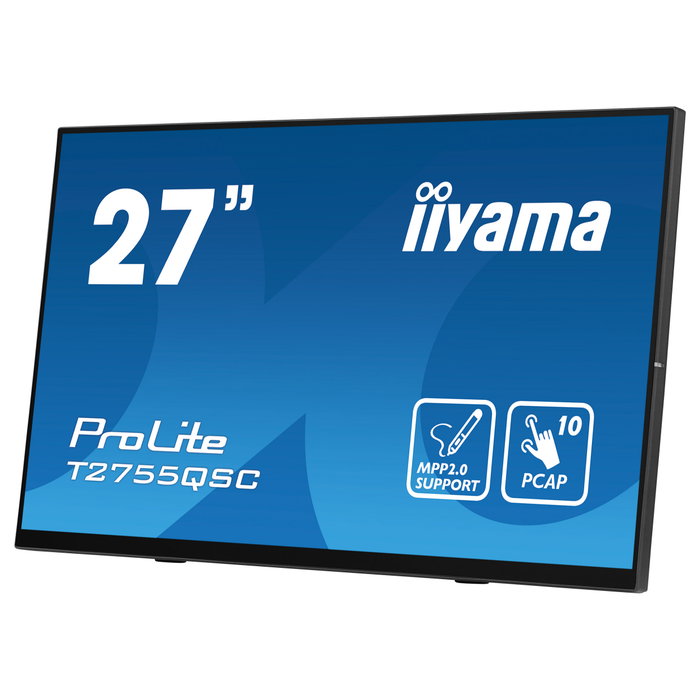 iiyama ProLite T2755QSC-B1 27 Pulgadas Monitor Táctil Quad HD IPS 2560x1440 75Hz HDMI DP Negro