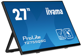 Iiyama Monitor Pro Lite T2755QSC-B1, Pantalla de 27 pulgadas QHD 2560 * 1440, 75 Hz, HDR10, AMD FreeSync, Negro