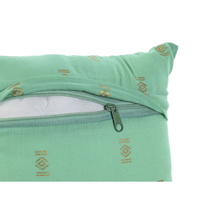 DKD Home Decor Surtido de 3 Cojines Playa Saint Tropez Azul, Coral y Beige