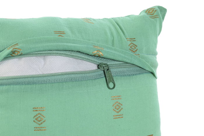 DKD Home Decor Cojin Mediterraneo Azul Coral Algodon Poliester 10 x 30 x 20 cm (3 Unidades)