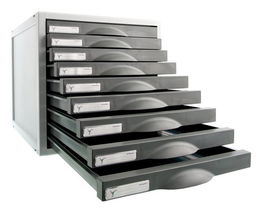 Modulo Archisystem 9 Cajones Grafito