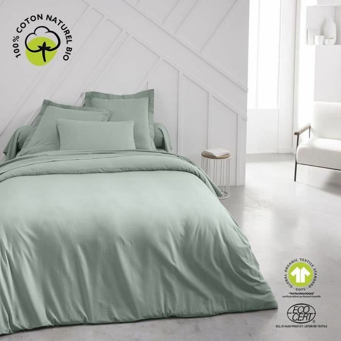 Today Juego de cama 220 x 240 cm 100% algodón orgánico Certificado GOTS y Oeko-Tex