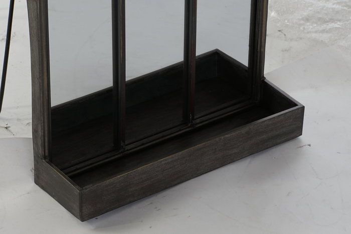 DKD Home Decor Espejo Moderno Negro Metal Espejo 40 x 12 x 80 cm DKD Home Decor Espejo Moderno Negro Metal Espejo 40 x 12 x 80 cm