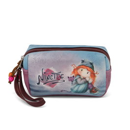 Forever Ninette Neceser Box Origin Multicolor con Doble Compartimento y Asa Extraible 10.5x18x7 cm