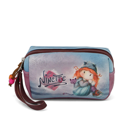 Forever Ninette Neceser Box Origin Multicolor con Doble Compartimento y Asa Extraible 10.5x18x7 cm