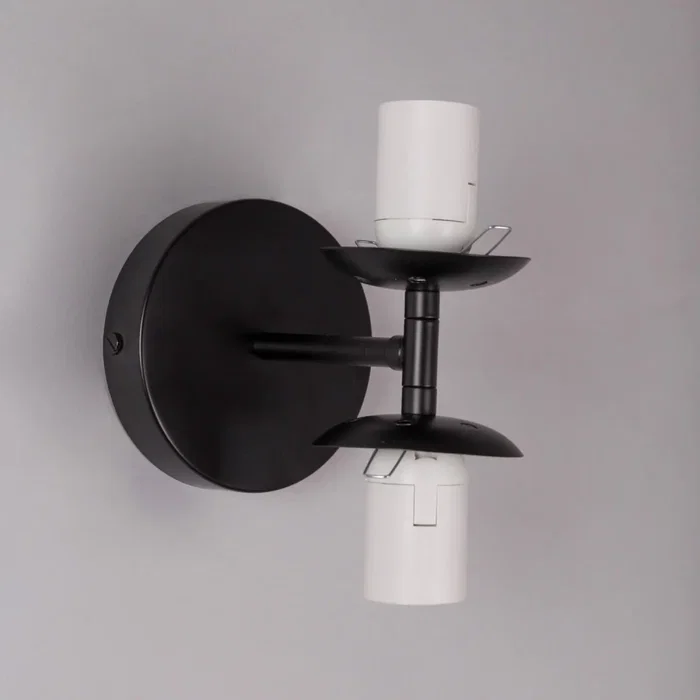 Aplique de Pared LED para Bombilla E27 As Sib SKD-W1019 - Diseño Único y Elegante con Toque Retro para Interiores